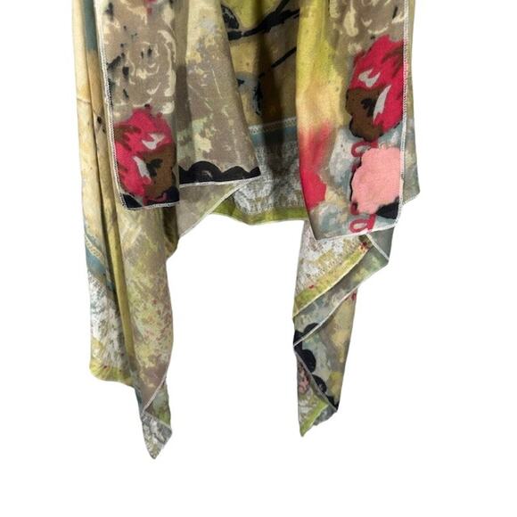 Demdaco Kelly Rae Yellow Multi Sleeveless Bird Trust the Process Vest Women - Picture 4 of 8